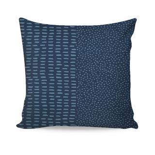 Ložní povlečení krep deluxe - LEWIS BLUE velikost: 40x40 cm