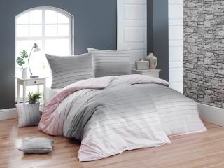 Ložní povlečení krep deluxe MELINA PINK velikost: 140/200+70/90 poslední 1 ks