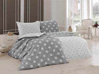 Ložní povlečení krep deluxe PONTE GREY velikost: 140/220+70/90 - poslední 1 ks