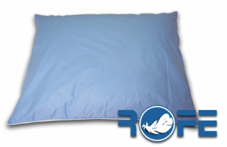 Péřový polštář 40x40 cm - 20% husí peří barva: Modrá