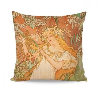 Povláček MUCHA - SPRING velikost: povlak s potiskem 40/40