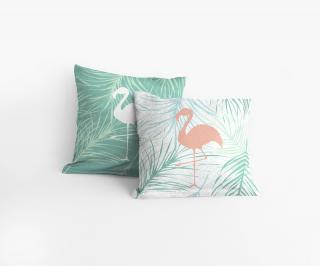 Povlak Plameňák 40/40 cm velikost: 40x40 poslední 1 kus
