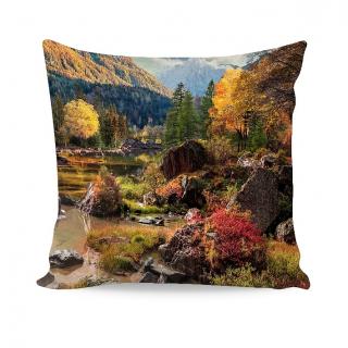 Povlečení bavlna deluxe - digital tisk - AUTUMN LAKE velikost:: 40x40 posledni 1 kus