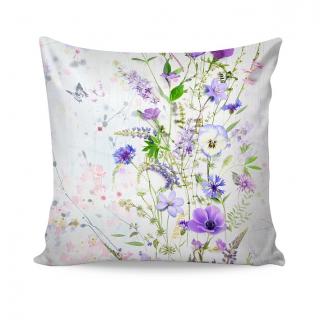 Povlečení bavlněný satén - digitál - BLUEBELL velikost: 40/40 cm