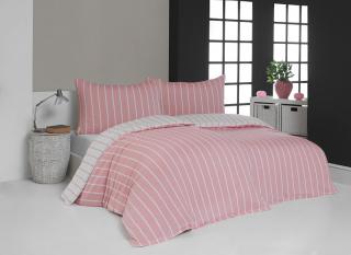 Povlečení jersey - ANITA PINK velikost: 140/220-70/90 poslední 1 kus