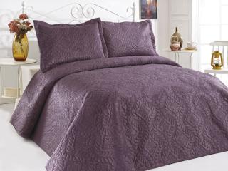 Přehoz na postel ILK - fialový barva: fialová