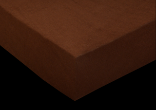 Prostěradlo froté 60x120 cm barva: čokoláda