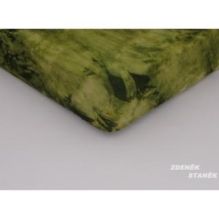 Prostěradlo froté 90x200 - BATIKA barva: Zelená