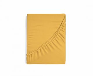 Prostěradlo jersey MATĚJOVSKÝ 100/200cm barva: vanilkově žluté