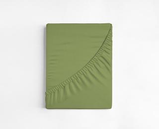 Prostěradlo jersey MATĚJOVSKÝ 120/200cm barva: středně zelené