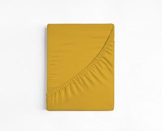 Prostěradlo jersey MATĚJOVSKÝ 160/200 cm barva: medově žluté