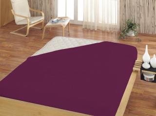 Prostěradlo jersey MATĚJOVSKÝ 200/220 cm barva: fialové