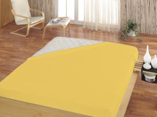 Prostěradlo jersey MATĚJOVSKÝ 70/140  cm barva: vanilkově žluté