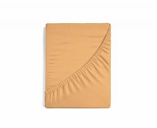 Prostěradlo jersey s elastanem MATĚJOVSKÝ 100/200cm barva: meruňkové