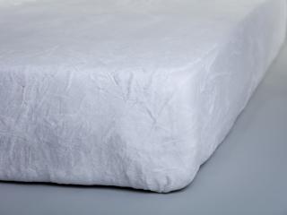 Prostěradlo mikroplyš 200/220 cm barva: Bílá