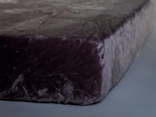 Prostěradlo mikroplyš 200/220 cm barva: černá