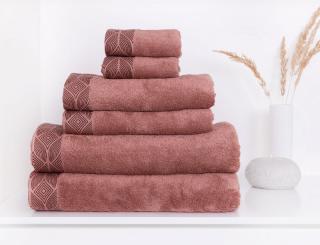 Ručník Beech rose pink velikost:: 70/140 starorůžová