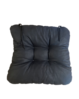 Sedák na židli - jednobarevný barva: černá
