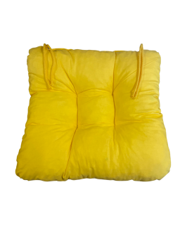 Sedák na židli - jednobarevný barva: žlutý