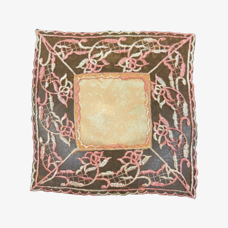 Textilní prostíráni - čtverec - okrová barva: okrová - 20x20cm