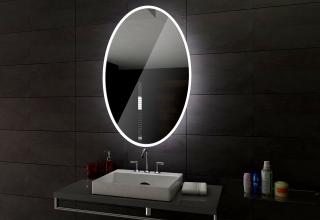 HAVANA zrcadlo s LED osvětlením 120 diod na metr Barva podsvícení zrcadla: dual white s dotykovým vypínačem, Rozměr (cm): 100 x 60