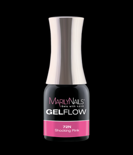 GelFlow - gel lak - #72 Shocking Pink Obsah: 4 ml