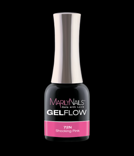 GelFlow - gel lak - #72 Shocking Pink Obsah: 7 ml