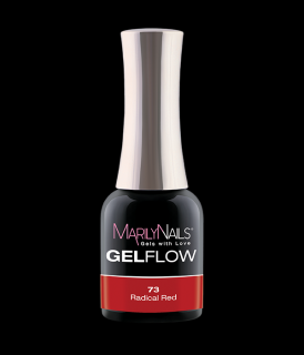 GelFlow - gel lak - #73 Radical Red Obsah: 7 ml