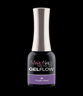 GelFlow - gel lak - #81 Purple Heart Obsah: 7 ml