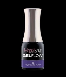 GelFlow - gel lak - #88 Psychedelic Purple Obsah: 4 ml