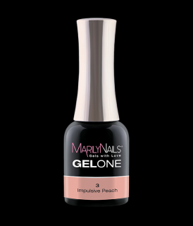 GelOne - gel lak - #03 Impulsive Peach Obsah: 7 ml