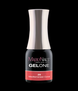 GelOne - gel lak - #29 Mediterranean coral Obsah: 4 ml