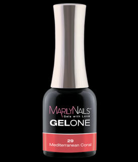 GelOne - gel lak - #29 Mediterranean coral Obsah: 7 ml