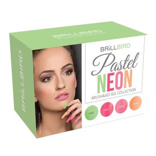 Pastel Neon Brush&Go gel set 4x4,5ml