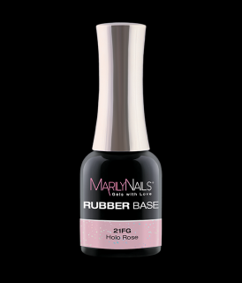 Rubber Base 21 Holo Rose 7ml