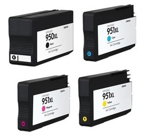 HP 950XL/ No. 951XL Multipack Cyan, Magenta, Yellow, Black - kompatibilní, ukazuje stav inkoustu!