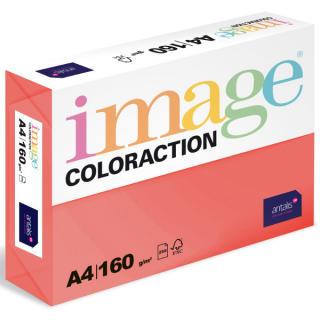 Barevný papír Image Coloraction A4 160g intenzivní jahodově červená, 250 ks