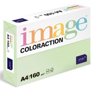 Barevný papír Image Coloraction A4 160g pastelově světle zelená, 250 ks