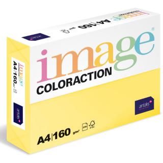 Barevný papír Image Coloraction A4 160g pastelově žlutá, 250 ks