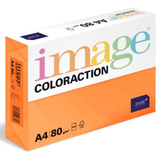 Barevný papír Image Coloraction A4 80g reflexní oranžová, 500 ks