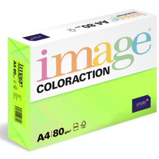 Barevný papír Image Coloraction A4 80g reflexní zelená, 500 ks