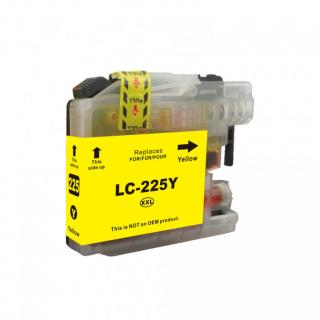 Brother LC-225Y XL, yellow 15ml - kompatibilní cartridge