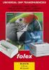 Folex Sticky Jet Clear - čirá samolepka A4
