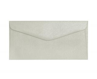 Galeria Papieru obálky DL Pearl světle stříbrná K 150g, 10ks