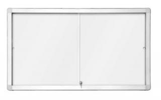 Horizontální magnetická vitrína s posuvnými dveřmi 141x 70 cm (12xA4)