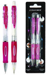 Kuličkové pero a mechanická tužka CONCORDE Extra, růžová