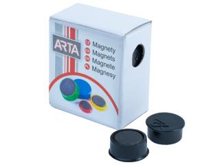 Magnety ARTA průměr 16mm, černé 10ks