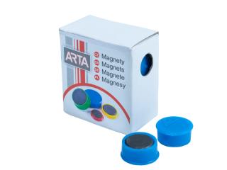 Magnety ARTA průměr 16mm, modré 10ks v balení