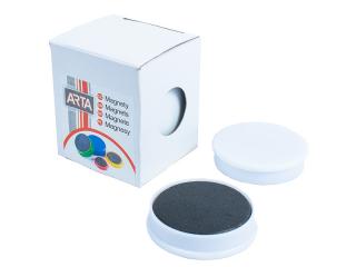 Magnety ARTA průměr 40mm, bílé 4ks