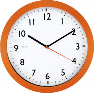 Nástěnné hodiny Akita, variace barev barva hodin: oranžová